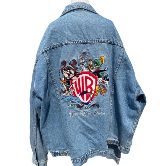 1997 Looney Tunes Warner Bros Vintage Denim Jacket